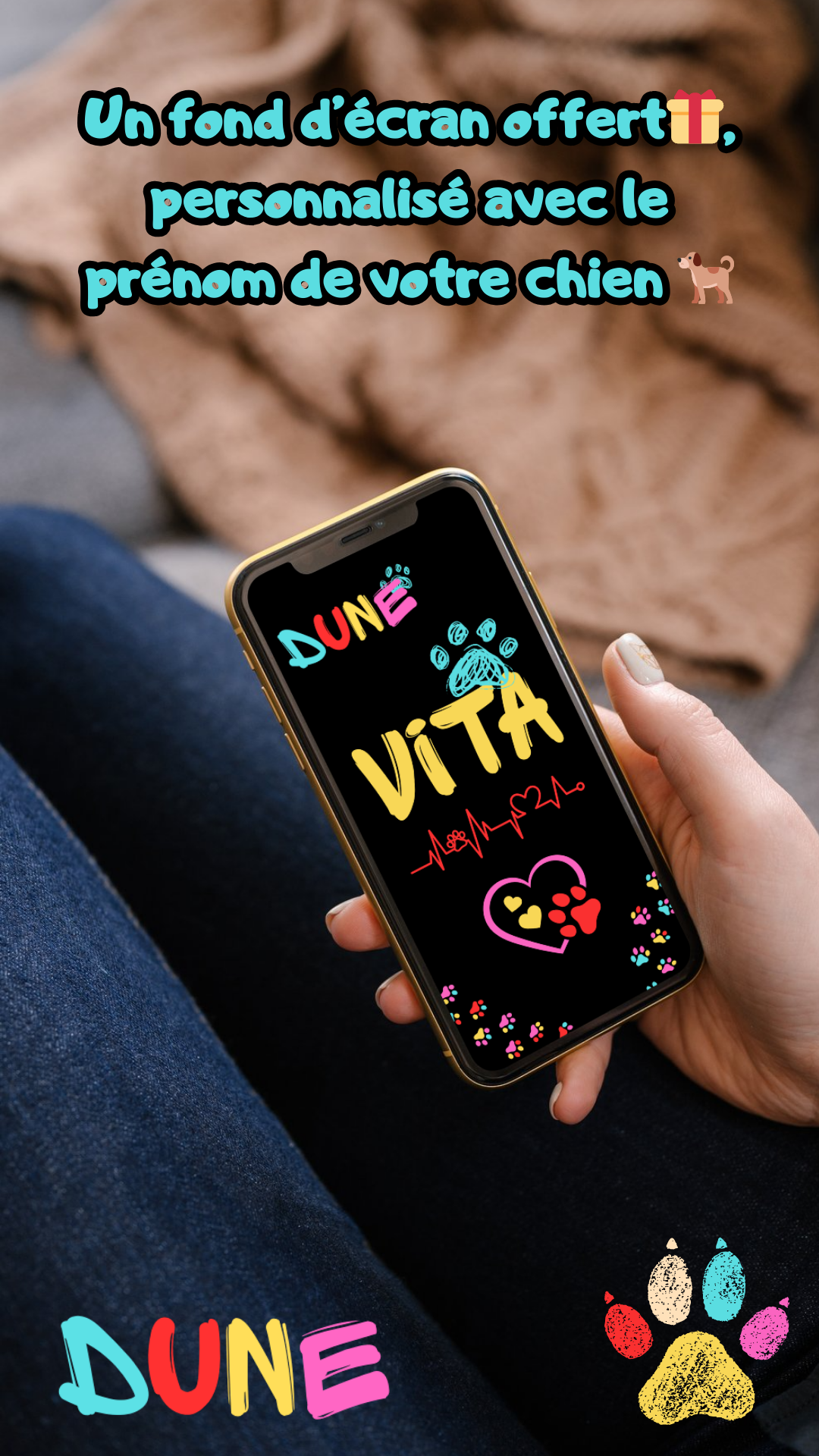 Fond d'écran personnalisé pour téléphone