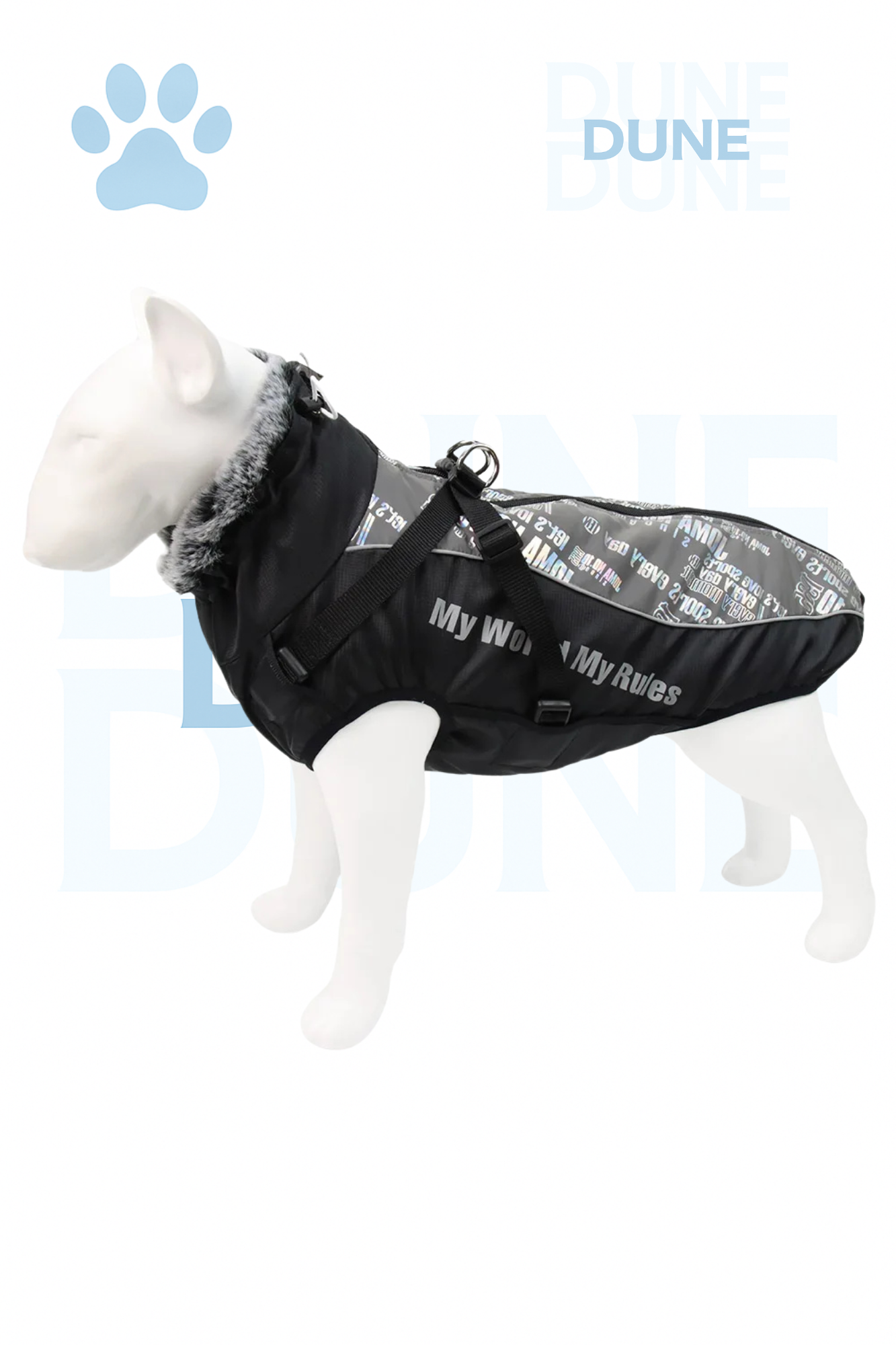 🐾 Manteau Imperméable avec Harnais Intégré