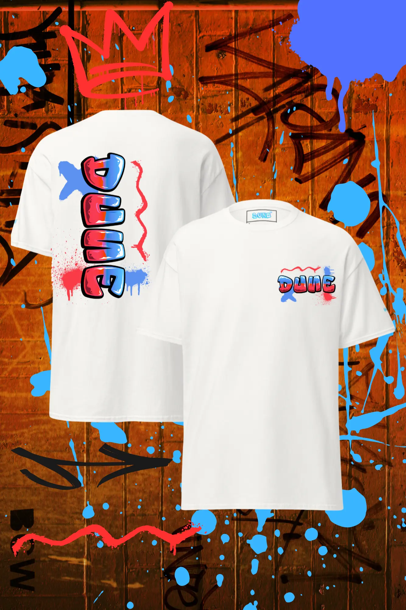 T-shirt DUNE "Tagline" – Porte le Mur, deviens le Message dune