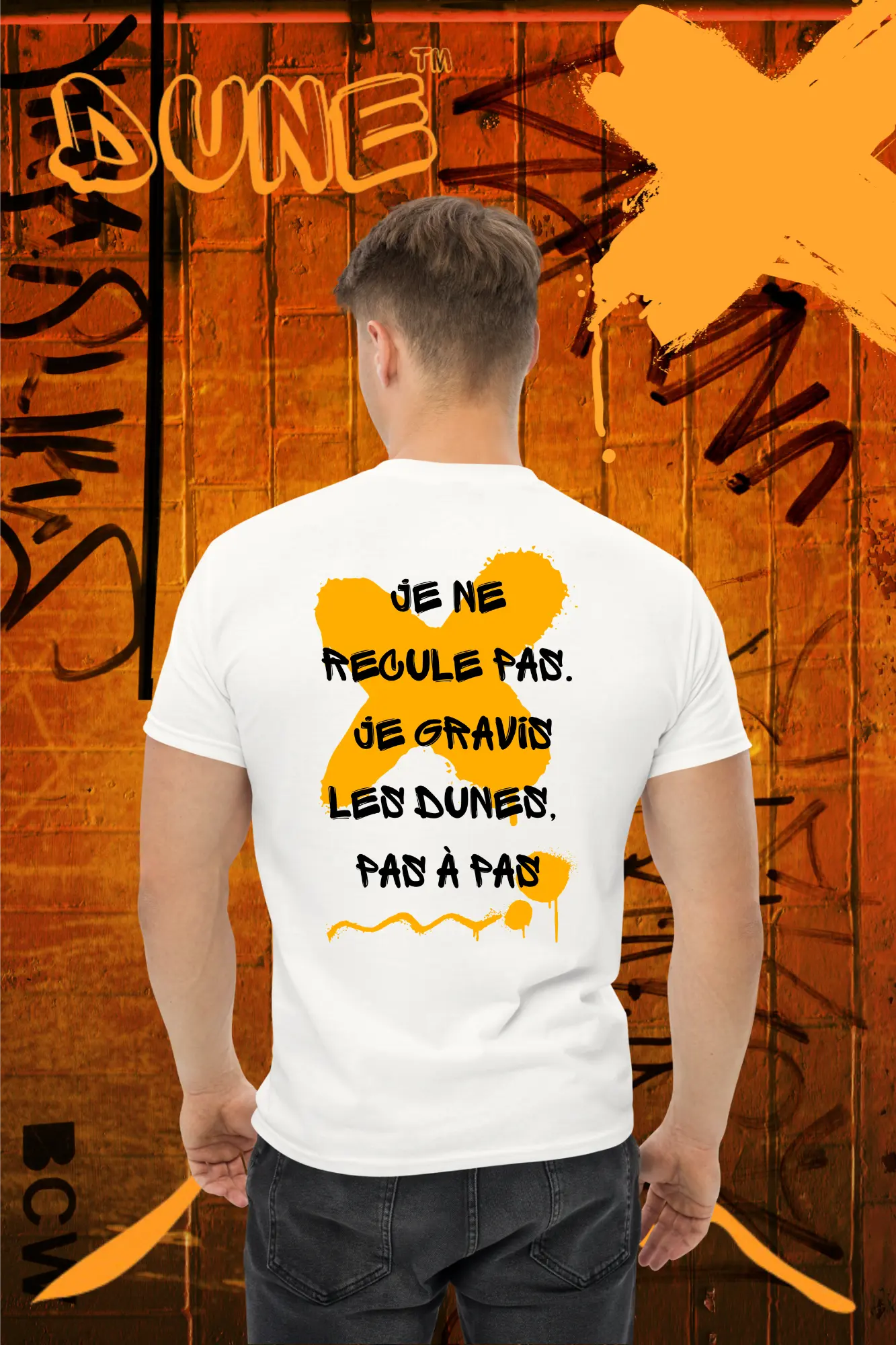 T-shirt "Pas à Pas" dune