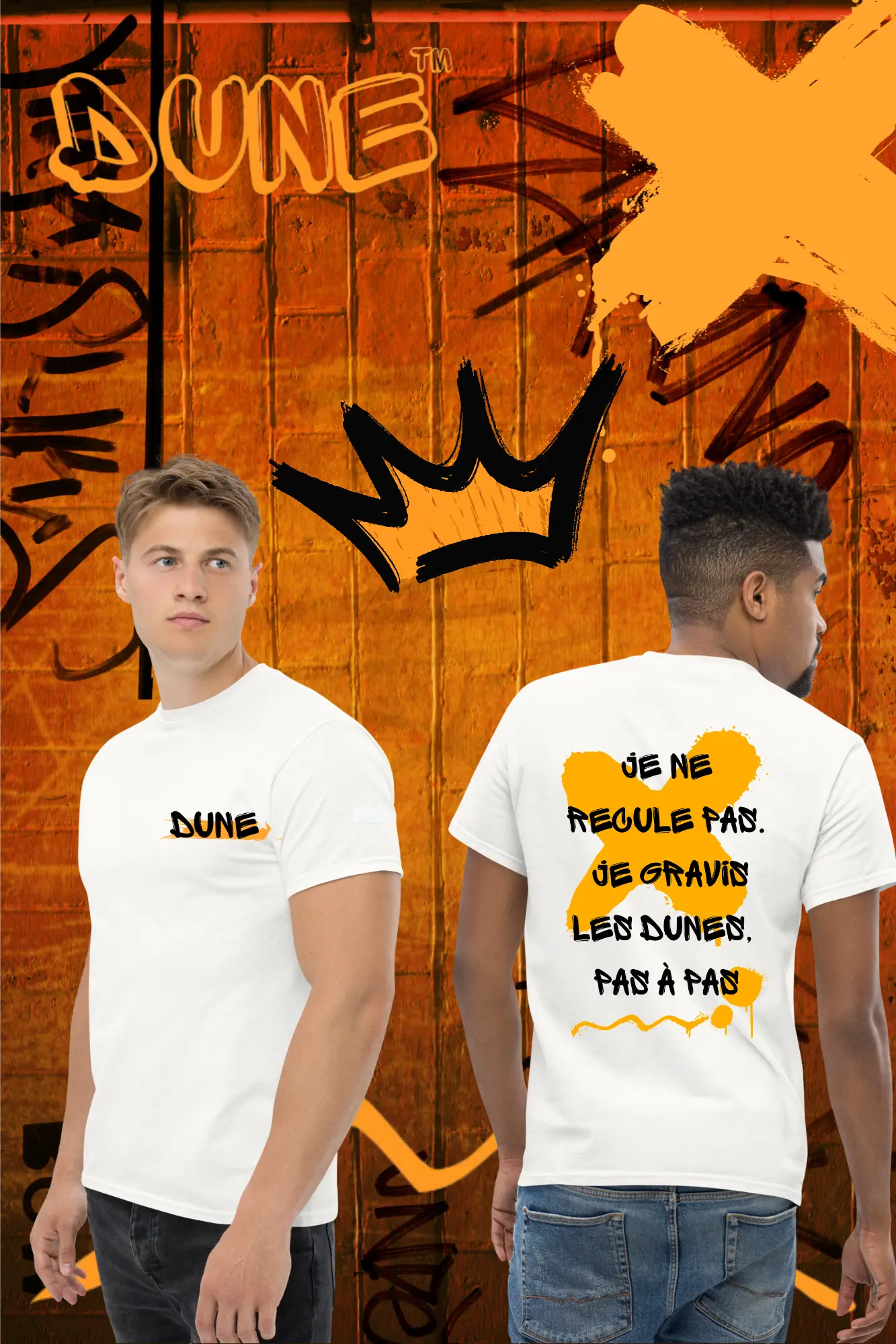 T-shirt "Pas à Pas" dune