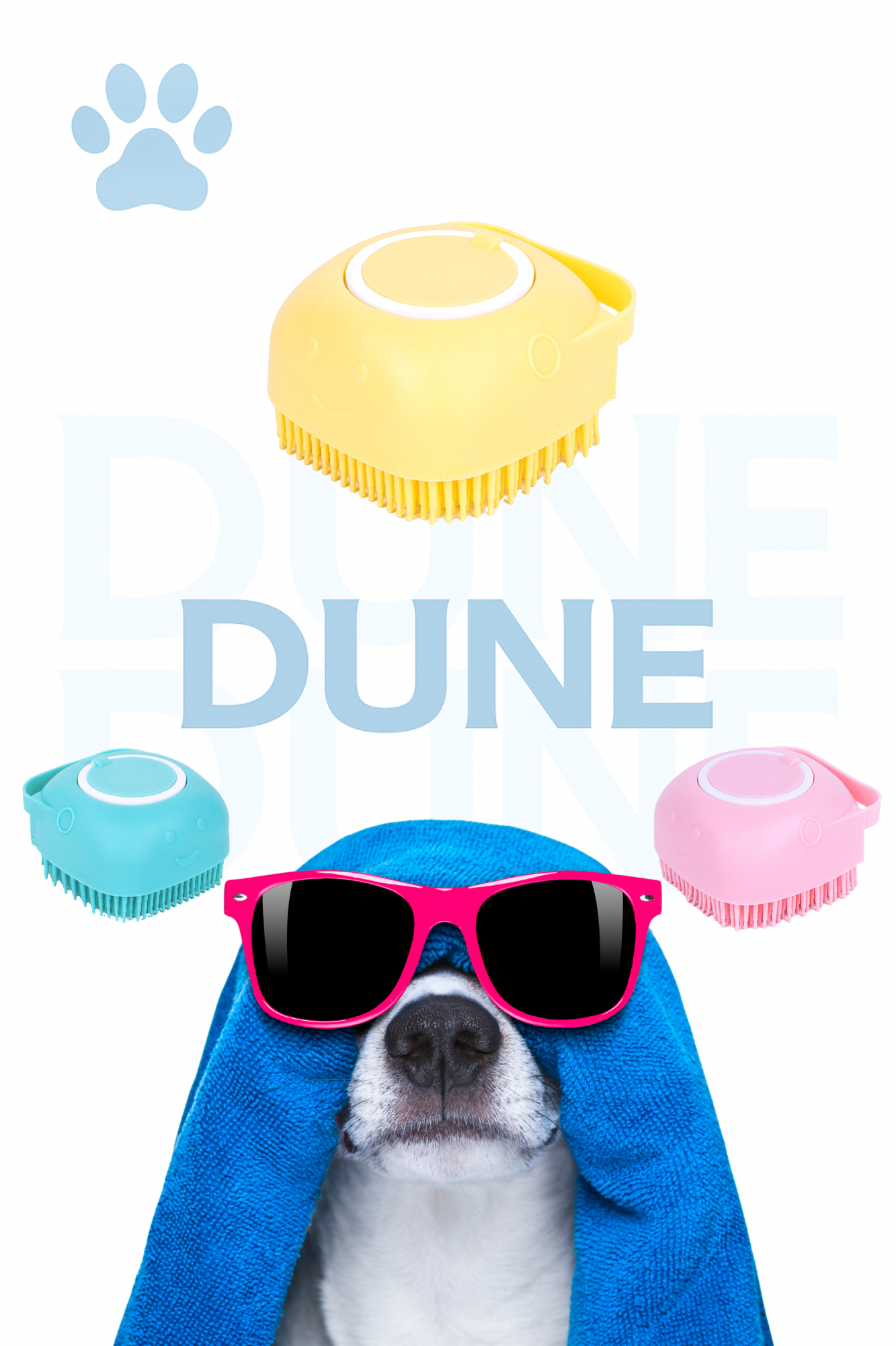 🐾 Le Bain Sans Stress – Brosse 2-en-1 pour Chien & Chat