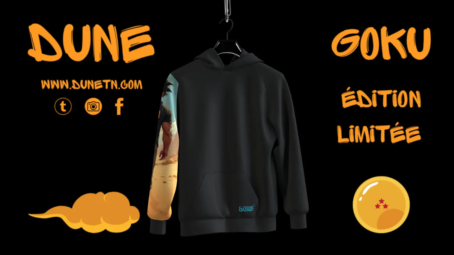 PULL "GOKU x DUNE" – Édition Ultra Limitée dune