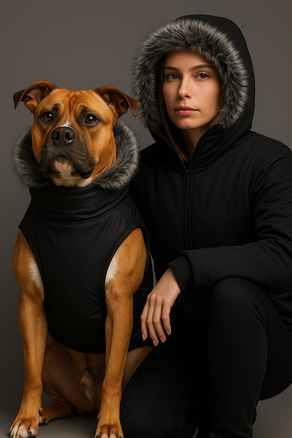 Manteau Imperméable avec Harnais Intégré
