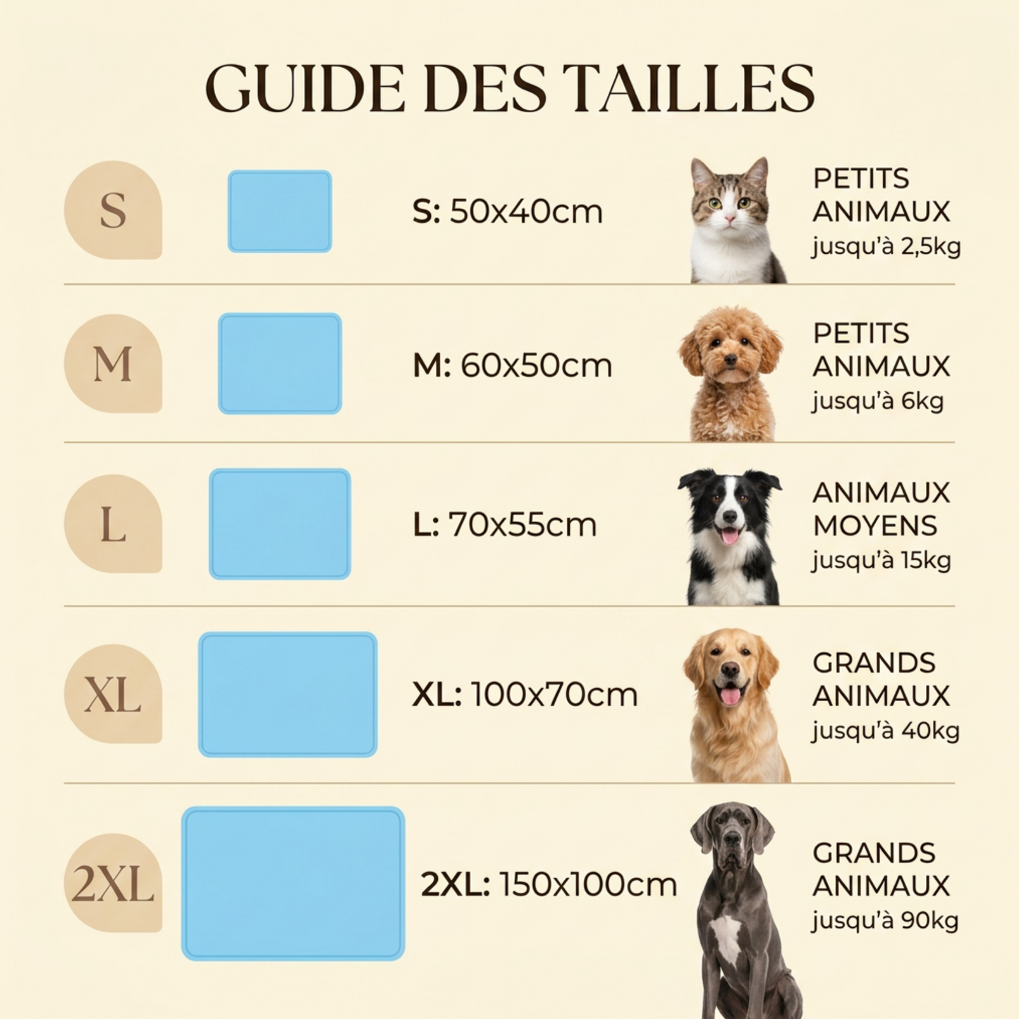 Tapis Rafraîchissant pour Chien & Chat — Protection Canicule, Confort Immédiat
