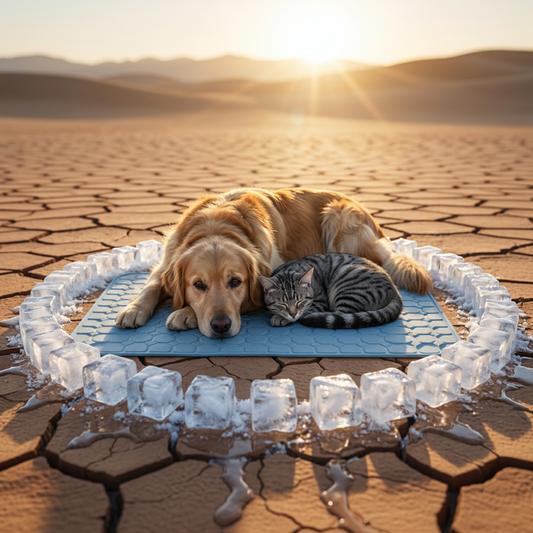 Tapis Rafraîchissant pour Chien & Chat — Protection Canicule, Confort Immédiat