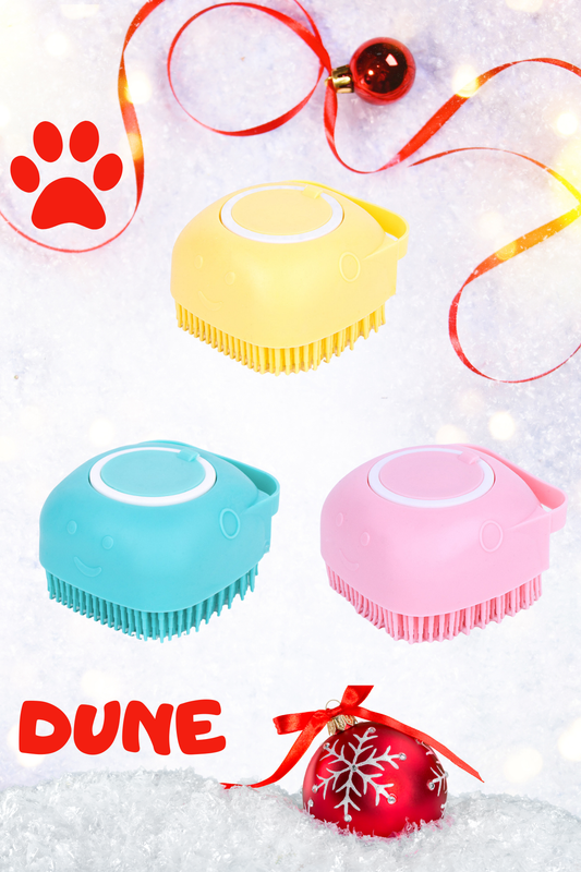 🐾 Le Bain Sans Stress – Brosse 2-en-1 pour Chien &amp; Chat