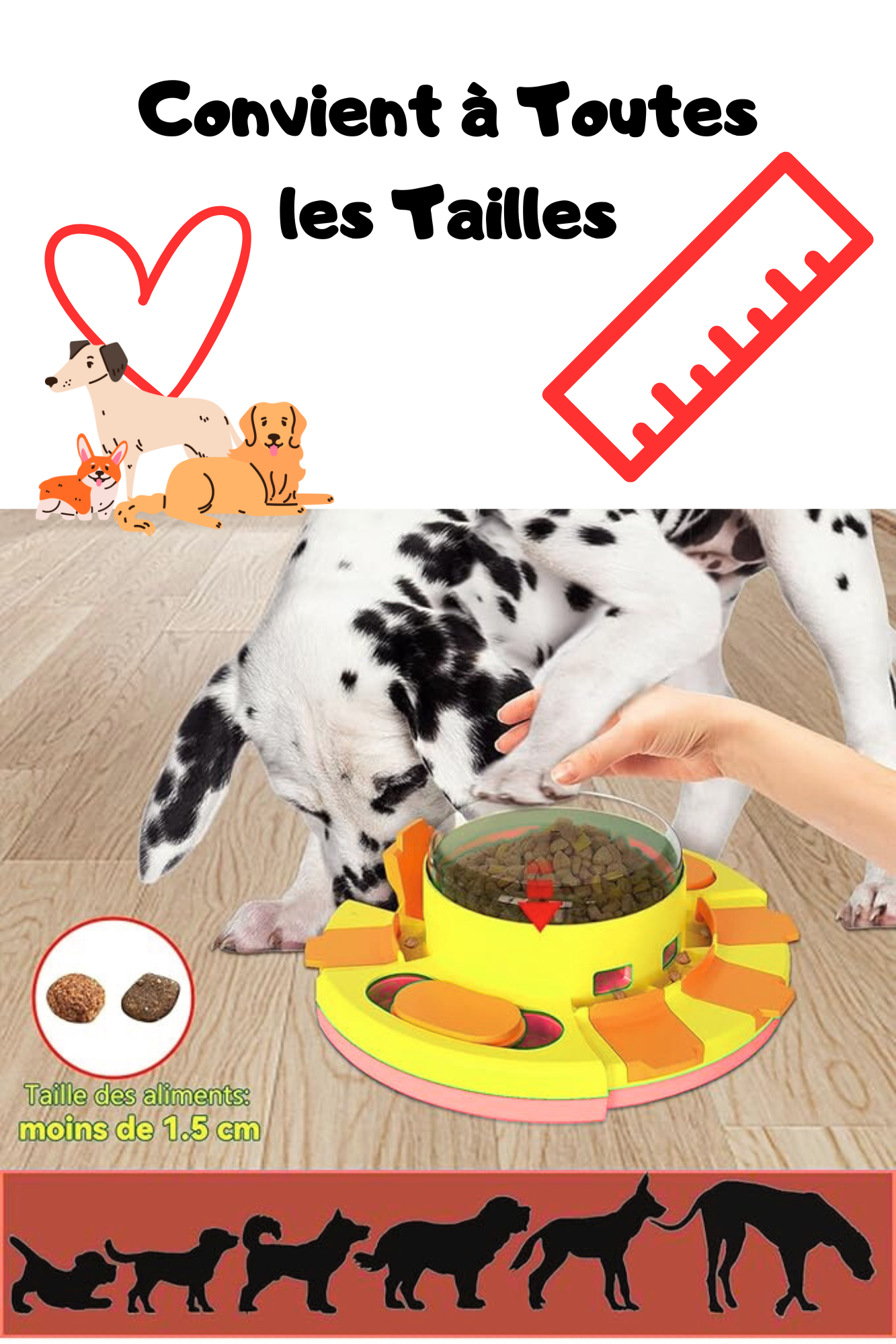 🧡 Jouet Interactif Multifonctionnel 3-en-1 pour Chien