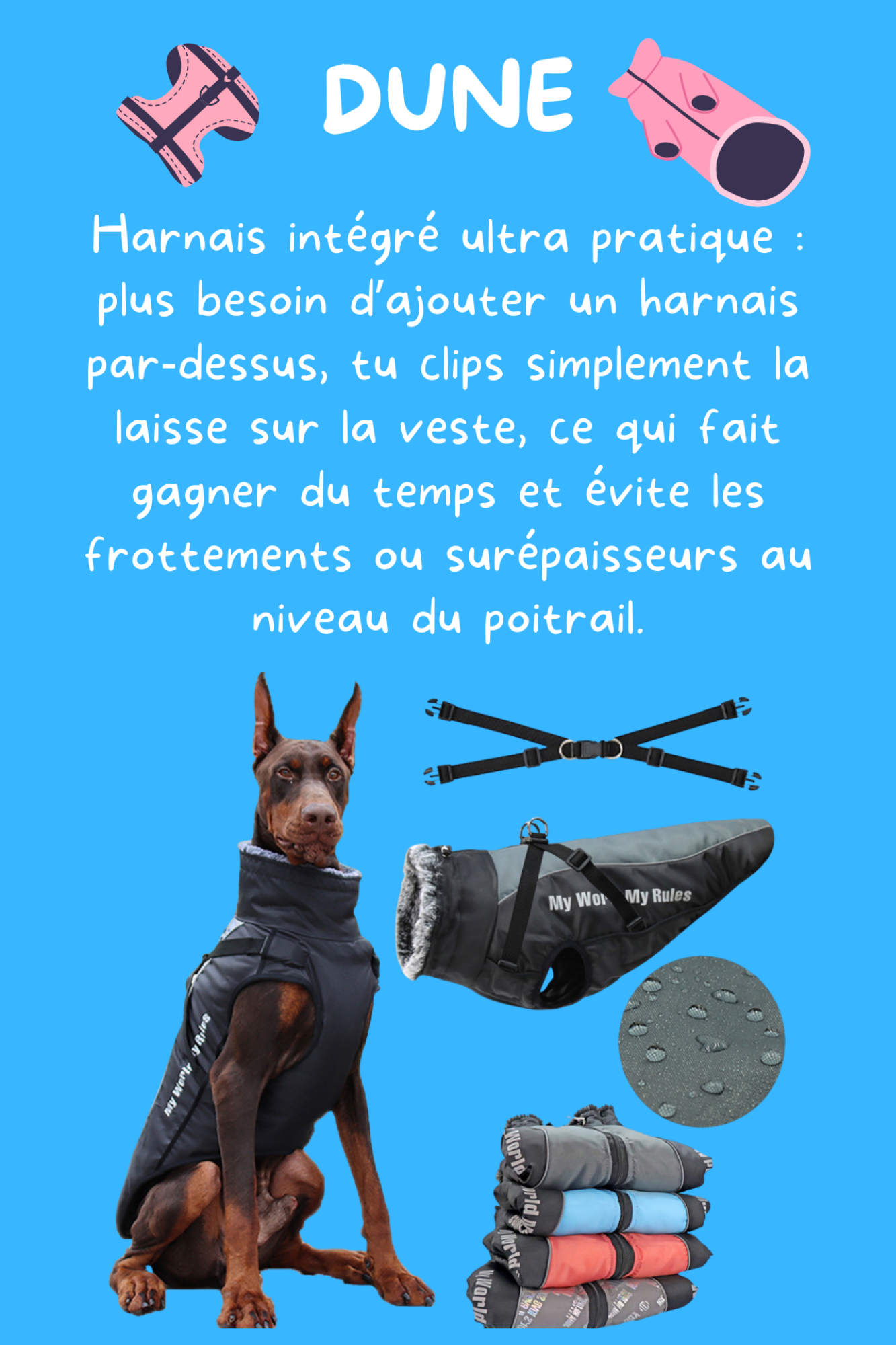 Veste-Harnais Tout-en-Un