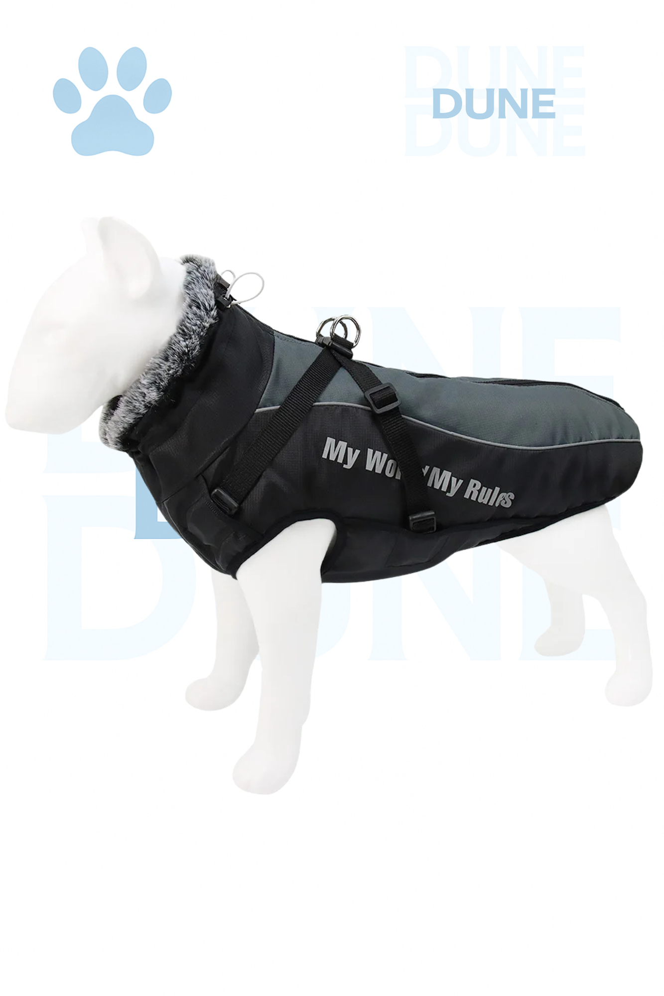 🐾 Manteau Imperméable avec Harnais Intégré