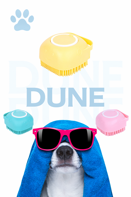 🐾 Le Bain Sans Stress – Brosse 2-en-1 pour Chien &amp; Chat