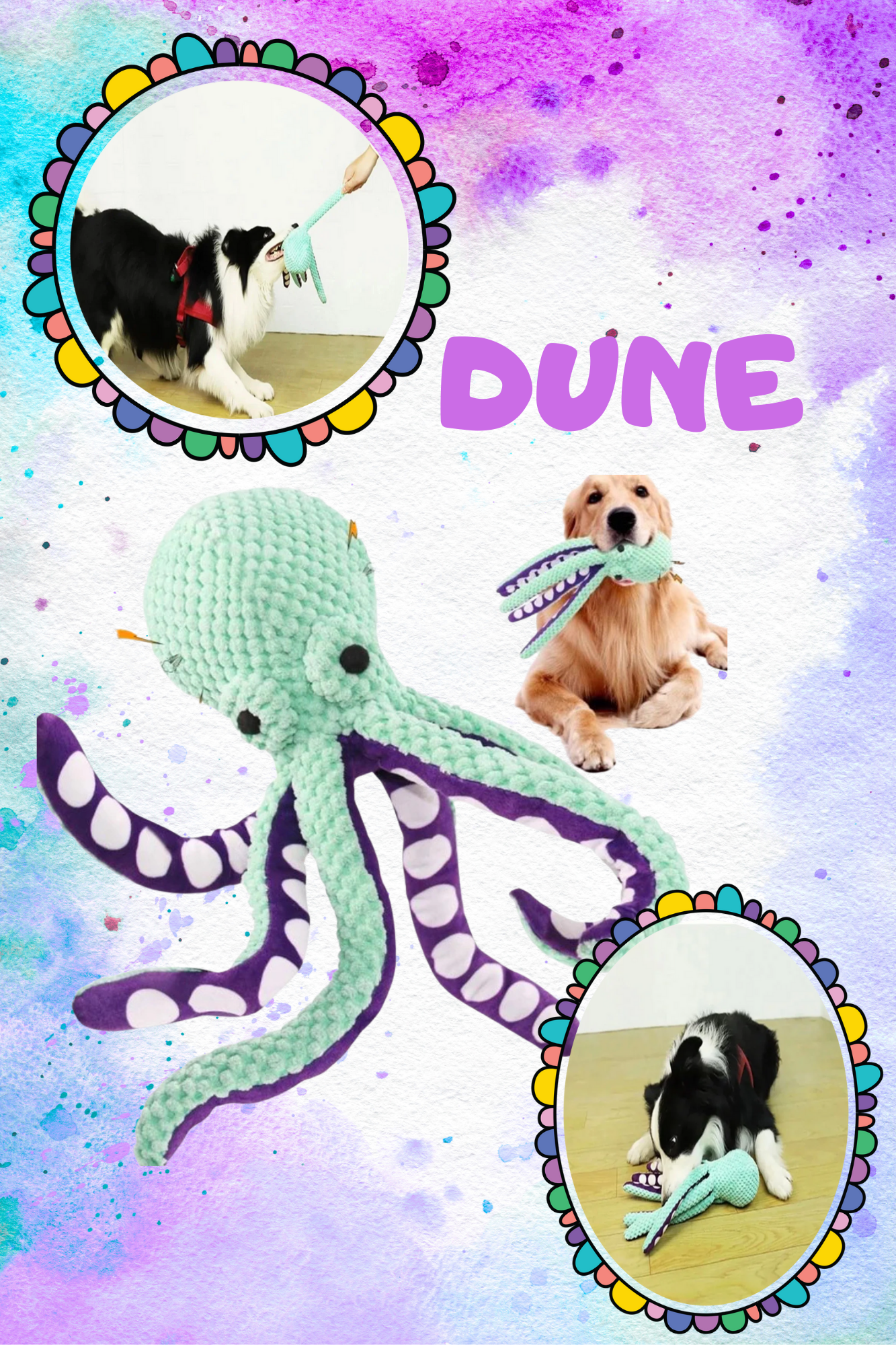 🐙 Le Jouet Poulpe que Ton Chien Désire