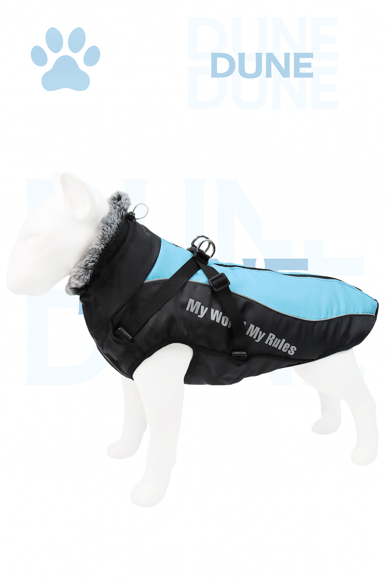 🐾 Manteau Imperméable avec Harnais Intégré