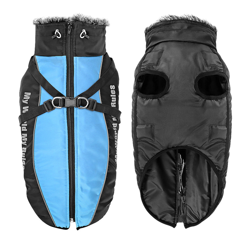 🐾 Manteau Imperméable avec Harnais Intégré dune