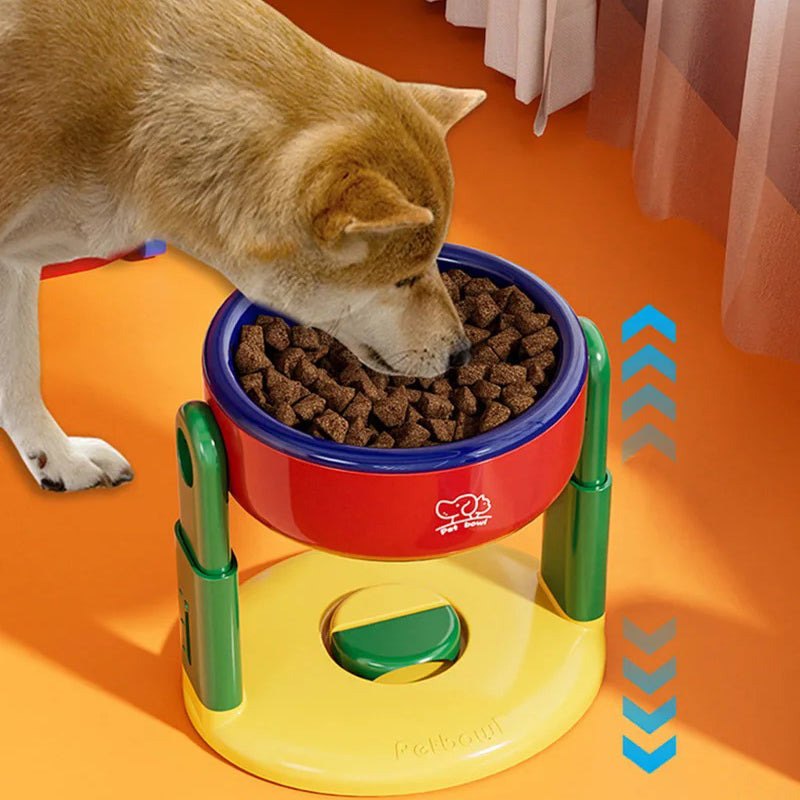 Gamelle Ajustable avec Ventouse – Confort Santé pour Chiens et Chats dune
