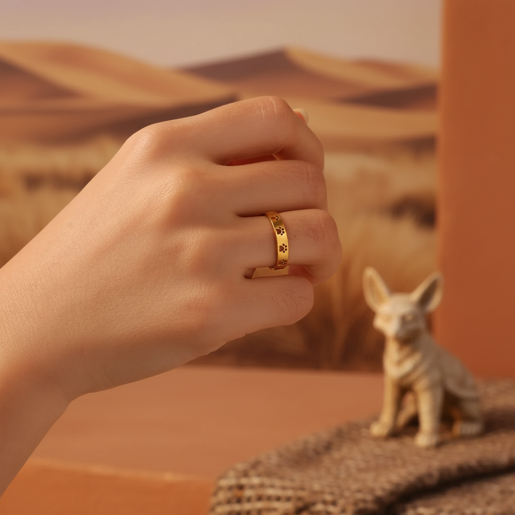 La Bague Empreinte de Patte — Pour Ceux Qui Aiment Sans Condition