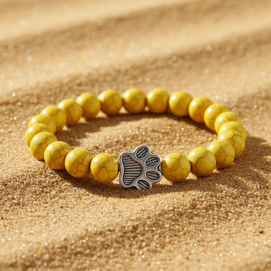 Bracelet jaune dune