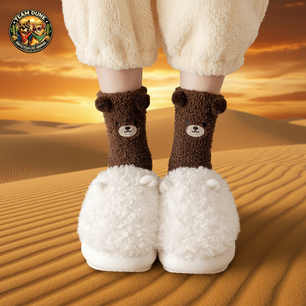 Chaussettes Douces Ours 🐾 — Offre sur 2 Paires