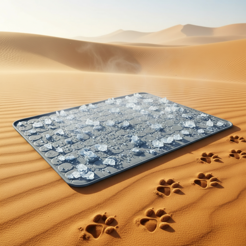 Tapis Rafraîchissant pour Chien & Chat — Protection Canicule, Confort Immédiat